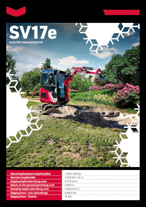 Elektro Raupenbagger Yanmar SV17e