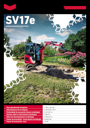 Elektro Raupenbagger Yanmar SV17e