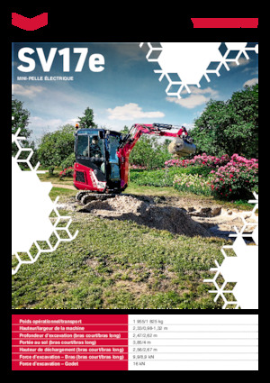 Elektro Raupenbagger Yanmar SV17e