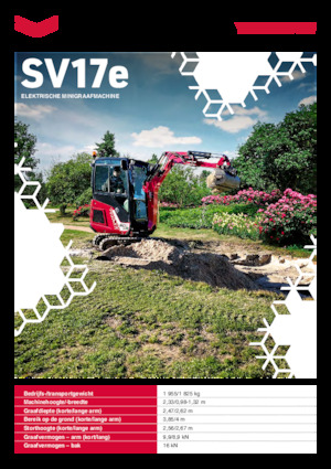 Elektro Raupenbagger Yanmar SV17e