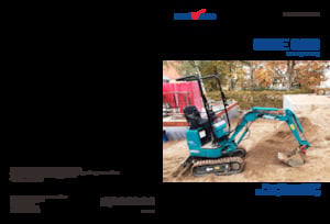 Minibagger Sunward SWE08B