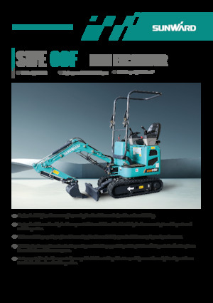 Minibagger Sunward SWE08F
