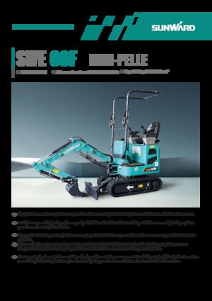 Minibagger Sunward SWE08F