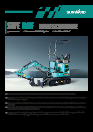 Minibagger Sunward SWE08F