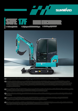 Minibagger Sunward SWE17F