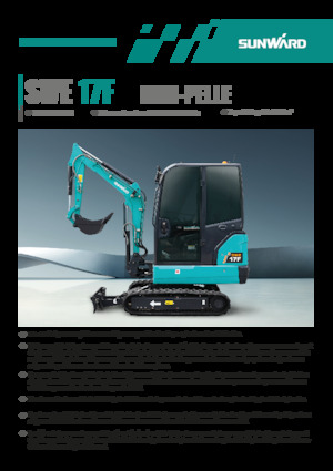 Minibagger Sunward SWE17F