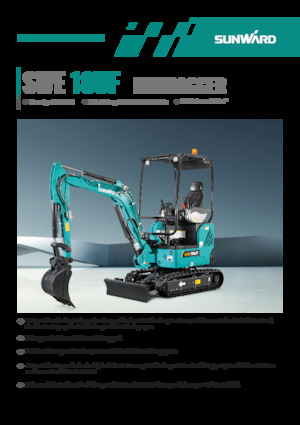 Minibagger Sunward SWE18UF 