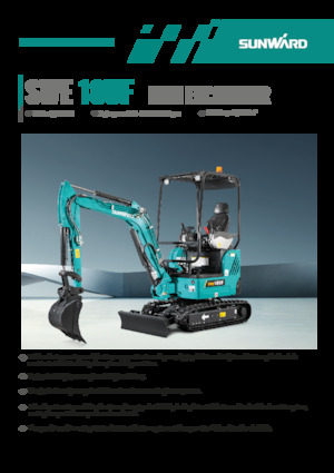 Minibagger Sunward SWE18UF 