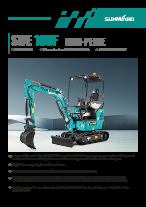 Minibagger Sunward SWE18UF 
