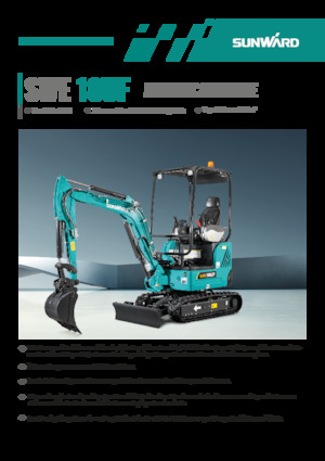 Minibagger Sunward SWE18UF 