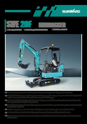 Minibagger Sunward SWE20F 