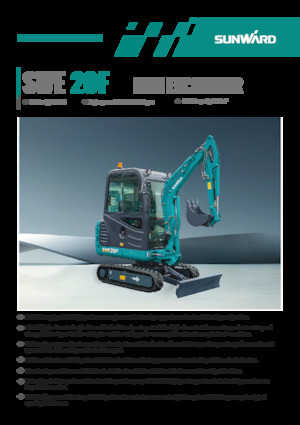 Minibagger Sunward SWE20F 