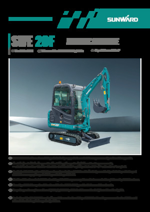 Minibagger Sunward SWE20F 