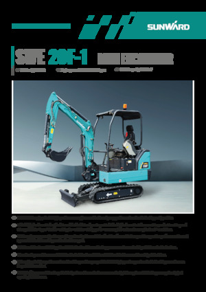 Minibagger Sunward SWE20F-1