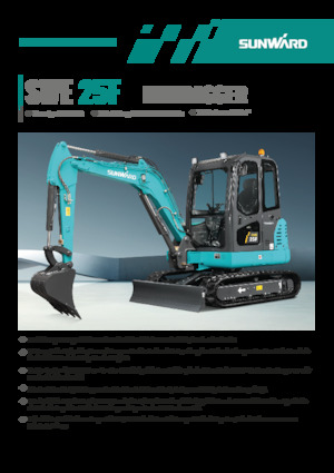 Minibagger Sunward SWE25F