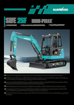 Minibagger Sunward SWE25F