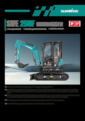 Minibagger Sunward SWE25UF