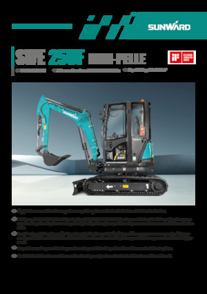 Minibagger Sunward SWE25UF