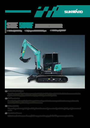 Minibagger Sunward SWE50UF