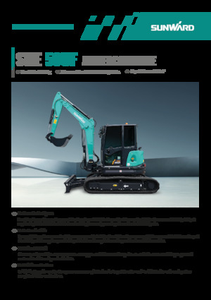 Minibagger Sunward SWE50UF