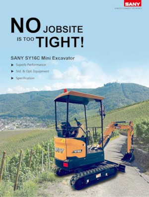 Minibagger Sany SY16C