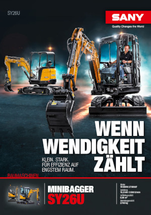 Minibagger Sany SY26U