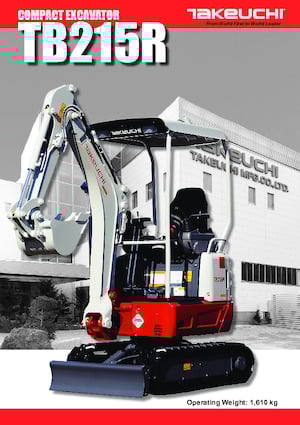 Minibagger Takeuchi TB 215 R