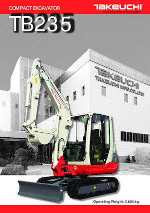 Minibagger Takeuchi TB 235