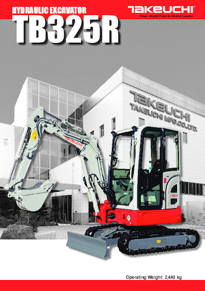 Minibagger Takeuchi TB 325 R