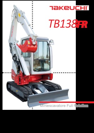 Minibagger Takeuchi TB 138 FR
