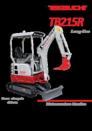 Minibagger Takeuchi TB 215 R
