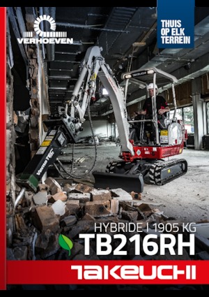 Minibagger Takeuchi TB 216 Hybrid
