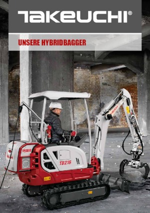 Minibagger Takeuchi TB228 Hybrid