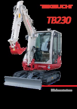 Minibagger Takeuchi TB 230