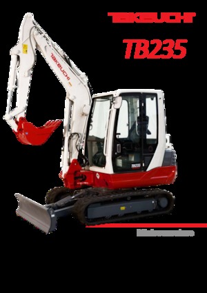Minibagger Takeuchi TB 235