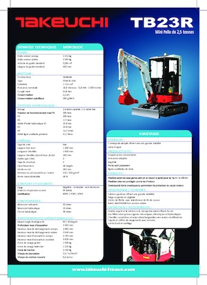 Minibagger Takeuchi TB 23 R