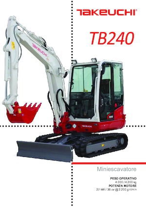 Minibagger Takeuchi TB 240