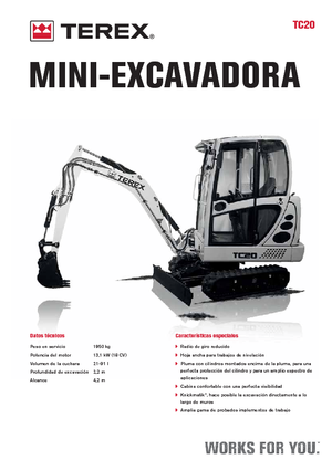Minibagger Terex TC 20
