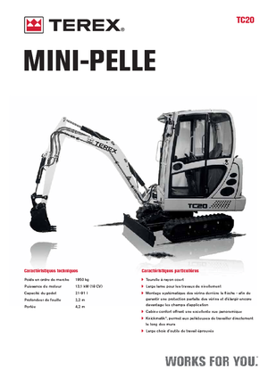 Minibagger Terex TC 20