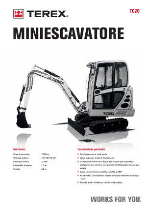 Minibagger Terex TC 20