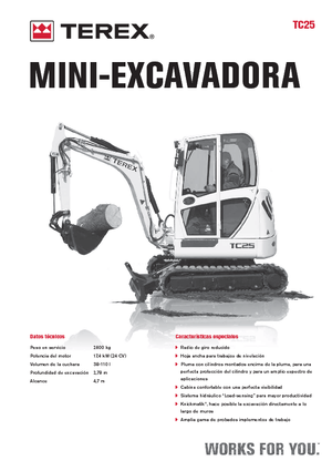 Minibagger Terex TC 25