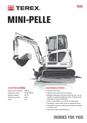 Minibagger Terex TC 25