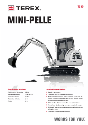Minibagger Terex TC 35
