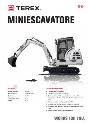 Minibagger Terex TC 35