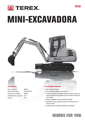 Minibagger Terex TC 48