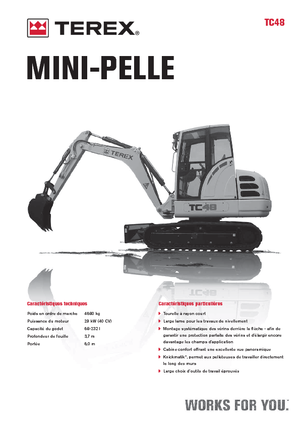 Minibagger Terex TC 48