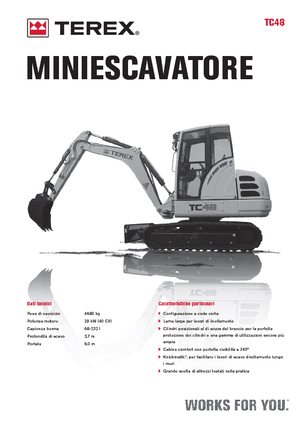 Minibagger Terex TC 48