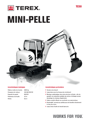 Minibagger Terex TC 50