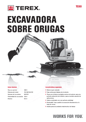 Minibagger Terex TC 60