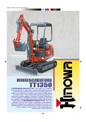 Minibagger Hinowa TT 1350